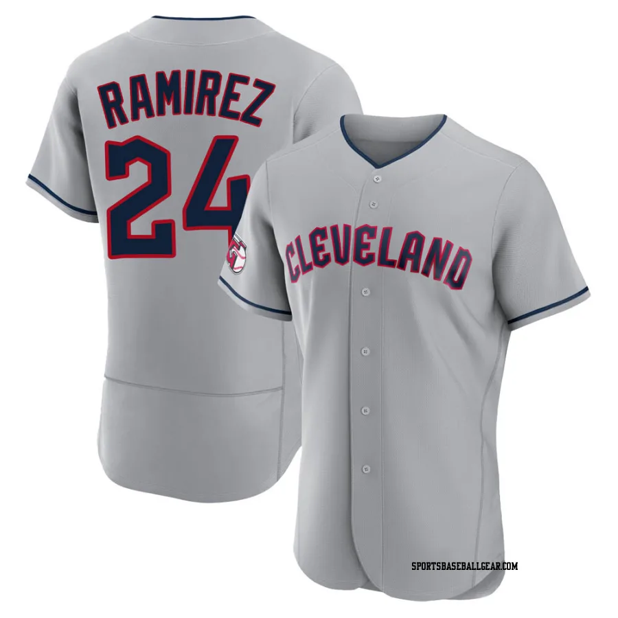 Manny Ramirez Men's Cleveland Guardians Gray Authentic Road Jersey