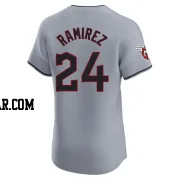 Manny Ramirez Men's Cleveland Guardians Gray Elite Road Jersey