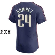 Manny Ramirez Men's Cleveland Guardians Navy Elite 2024 City Connect Jersey