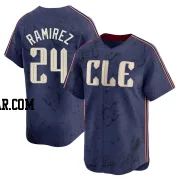 Manny Ramirez Men's Cleveland Guardians Navy Limited 2024 City Connect Jersey