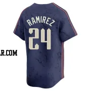 Manny Ramirez Men's Cleveland Guardians Navy Limited 2024 City Connect Jersey