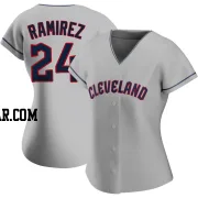 Manny Ramirez Women's Cleveland Guardians Gray Authentic Road Jersey