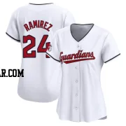 Manny Ramirez Women's Cleveland Guardians White Limited Home Jersey