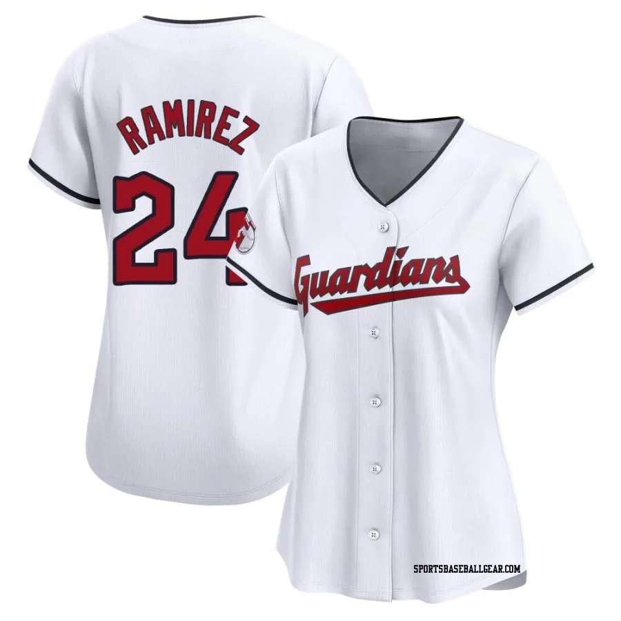 Manny Ramirez Women's Cleveland Guardians White Limited Home Jersey