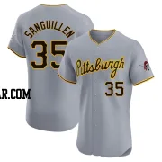 Manny Sanguillen Men's Pittsburgh Pirates Gray Elite Road Jersey