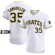 Manny Sanguillen Men's Pittsburgh Pirates White Elite Home Jersey