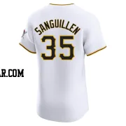 Manny Sanguillen Men's Pittsburgh Pirates White Elite Home Jersey