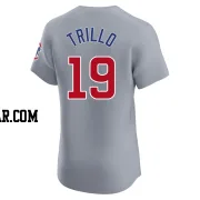 Manny Trillo Men's Chicago Cubs Gray Elite Road Jersey