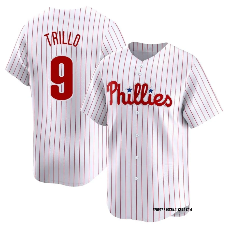 Manny Trillo Men's Philadelphia Phillies White Limited Home Jersey