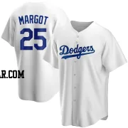 Manuel Margot Men's Los Angeles Dodgers White Replica Home Jersey