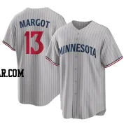 Manuel Margot Men's Minnesota Twins Gray Replica Road Jersey