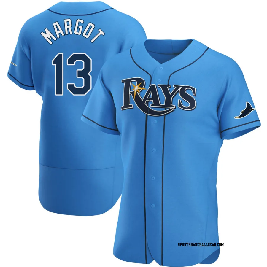 Manuel Margot Men's Tampa Bay Rays Light Blue Authentic Alternate Jersey