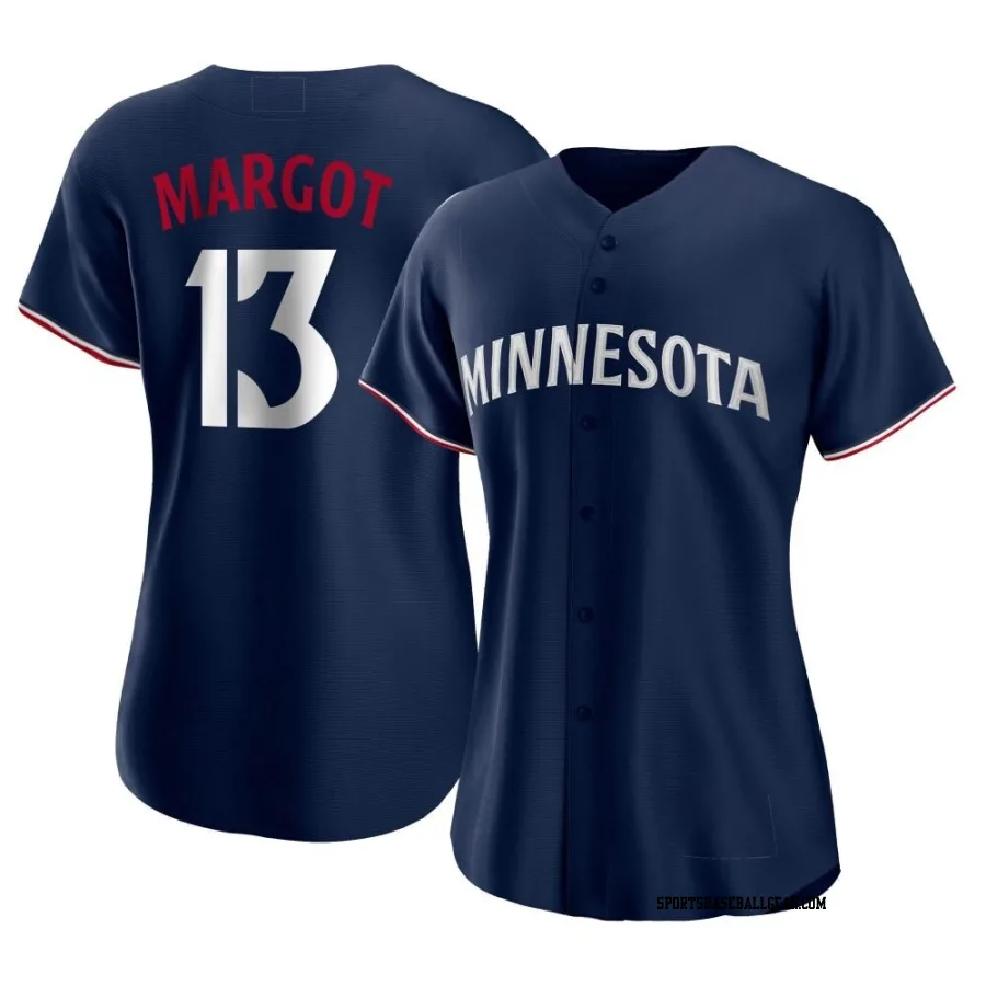 Manuel Margot Women's Minnesota Twins Navy Authentic Alternate Jersey