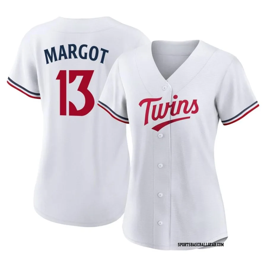 Manuel Margot Women's Minnesota Twins White Replica Home Jersey