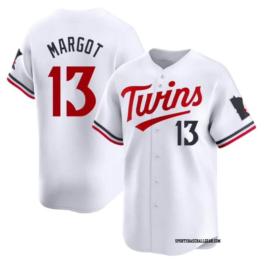 Manuel Margot Youth Minnesota Twins White Limited Home Jersey