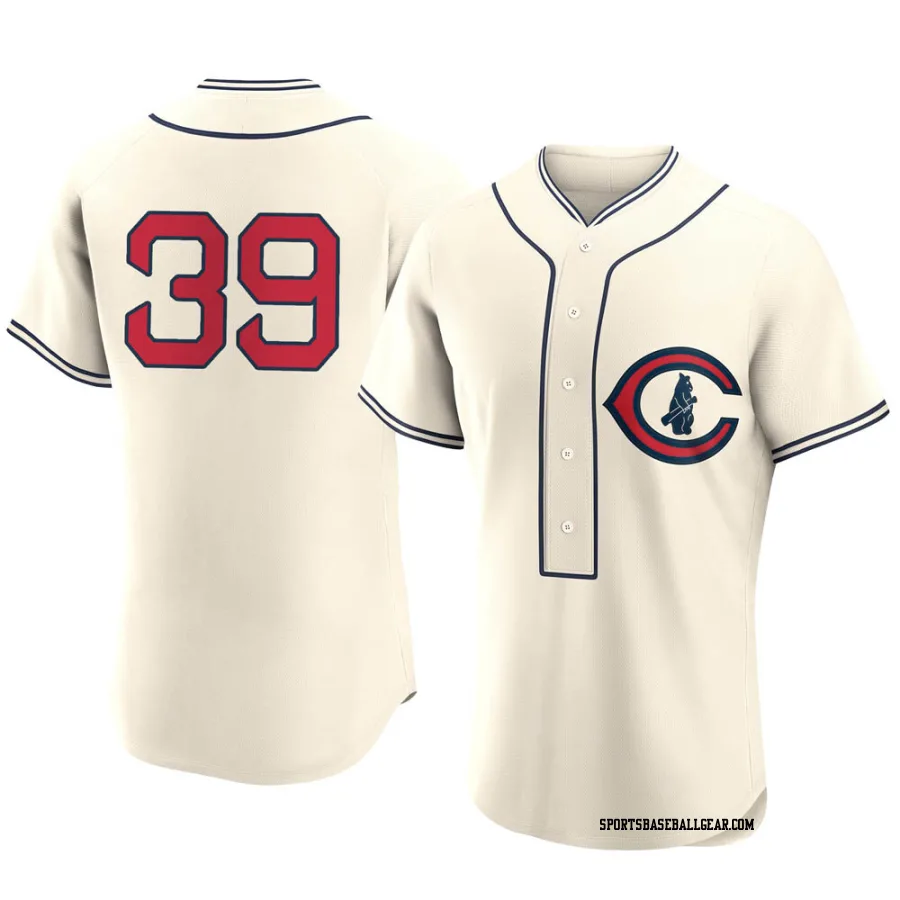 Manuel Rodriguez Men's Chicago Cubs Cream Authentic 2022 Field Of Dreams Jersey