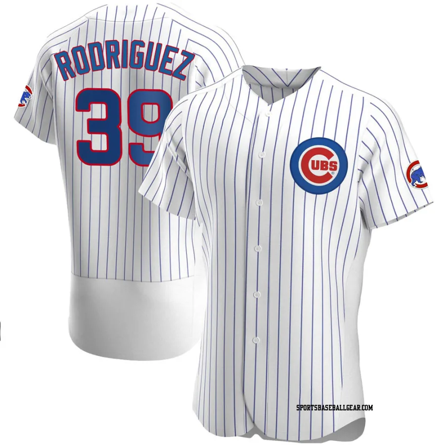 Manuel Rodriguez Men's Chicago Cubs White Authentic Home Jersey