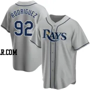 Manuel Rodriguez Men's Tampa Bay Rays Gray Replica Road Jersey