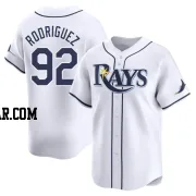 Manuel Rodriguez Men's Tampa Bay Rays White Limited Home Jersey