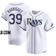 Manuel Rodriguez Men's Tampa Bay Rays White Limited Home Jersey