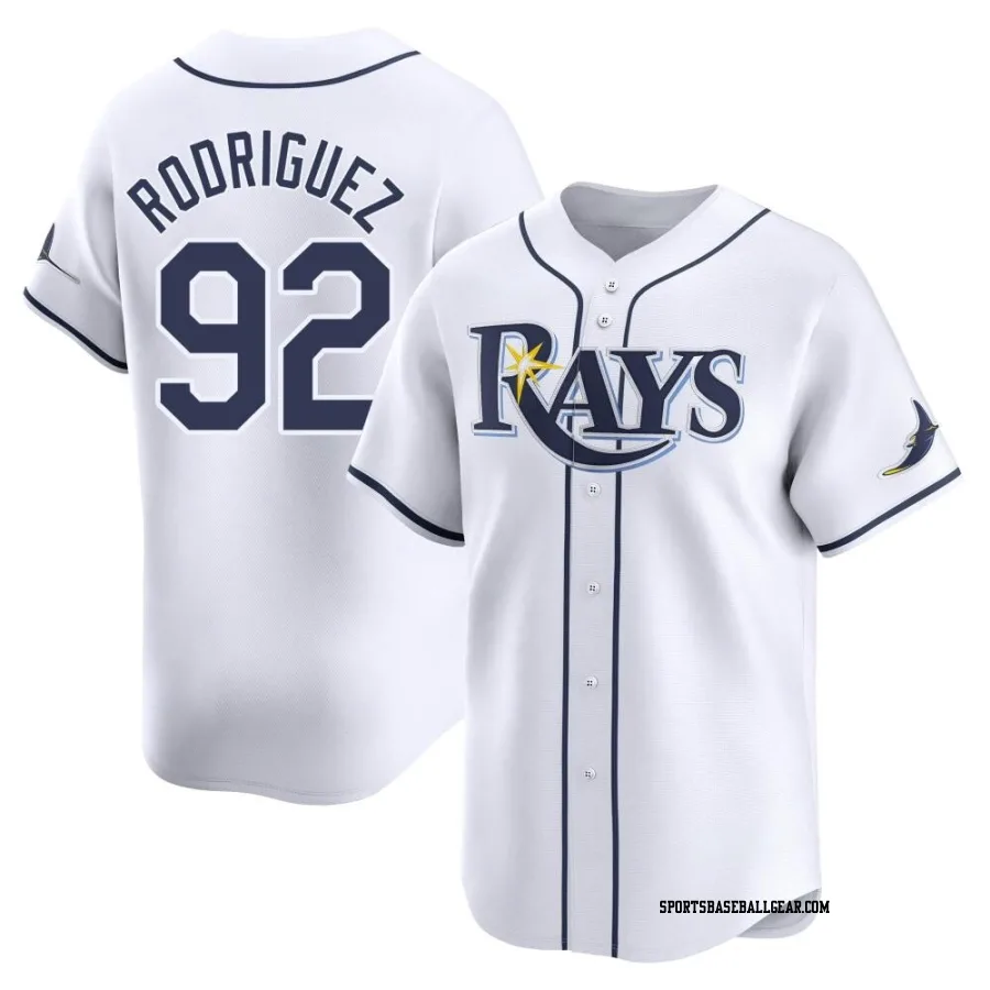 Manuel Rodriguez Youth Tampa Bay Rays White Limited Home Jersey