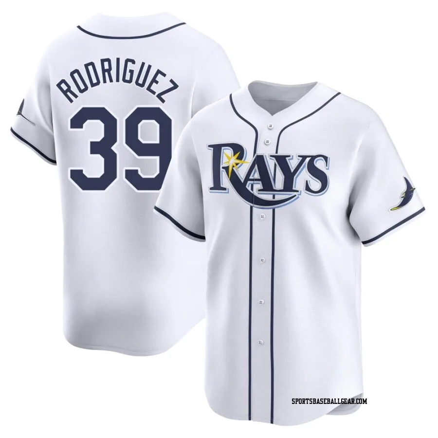 Manuel Rodriguez Youth Tampa Bay Rays White Limited Home Jersey