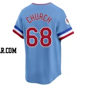 Marc Church Men's Texas Rangers Light Blue Limited Cooperstown Collection Jersey