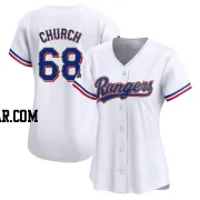 Marc Church Women's Texas Rangers Gold Limited White 2024 Collection Jersey