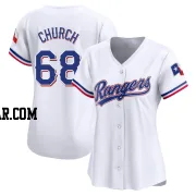 Marc Church Women's Texas Rangers White Limited Home Jersey