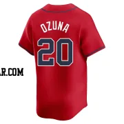 Marcell Ozuna Youth Atlanta Braves Red Limited Alternate Jersey