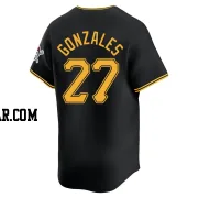 Marco Gonzales Men's Pittsburgh Pirates Black Limited Alternate Jersey