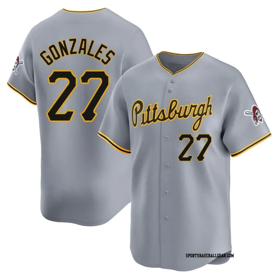 Marco Gonzales Men's Pittsburgh Pirates Gray Limited Away Jersey