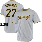 Marco Gonzales Men's Pittsburgh Pirates Gray Replica Road Jersey