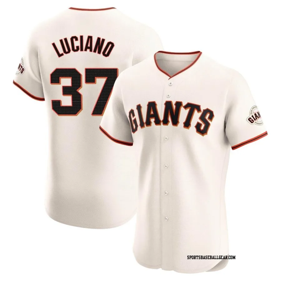 Marco Luciano Men's San Francisco Giants Cream Elite Home Jersey