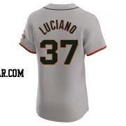 Marco Luciano Men's San Francisco Giants Gray Elite Road Jersey