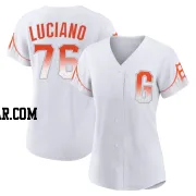 Marco Luciano Women's San Francisco Giants White Replica 2021 City Connect Jersey