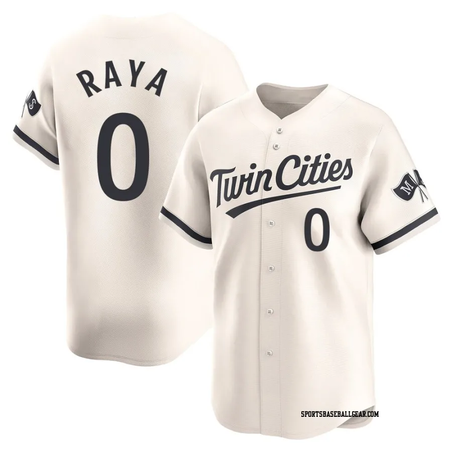 Marco Raya Men's Minnesota Twins Cream Limited Alternate Jersey