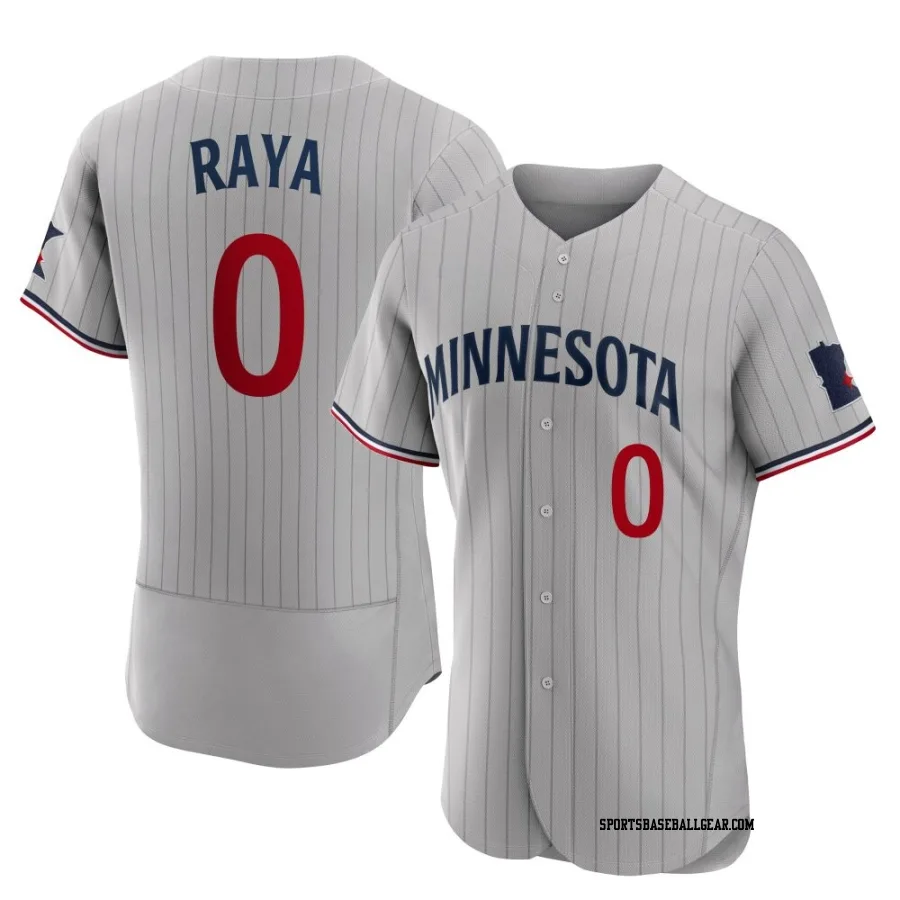 Marco Raya Men's Minnesota Twins Gray Authentic Road Jersey