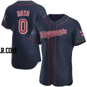 Marco Raya Men's Minnesota Twins Navy Authentic Alternate 60th Season Jersey