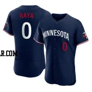 Marco Raya Men's Minnesota Twins Navy Authentic Alternate Jersey