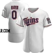 Marco Raya Men's Minnesota Twins White Authentic Home Jersey