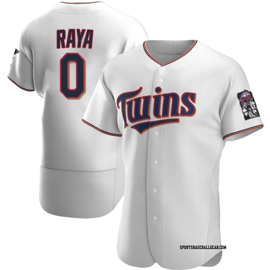 Marco Raya Men's Minnesota Twins White Authentic Home Jersey