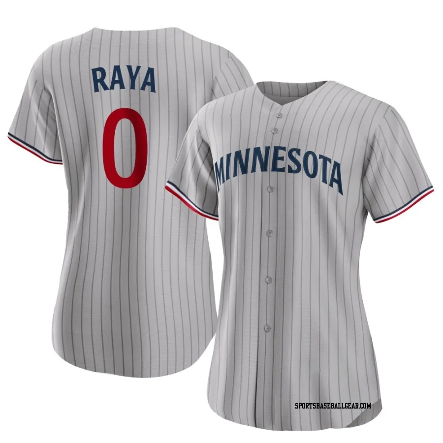 Marco Raya Women's Minnesota Twins Gray Authentic Road Jersey