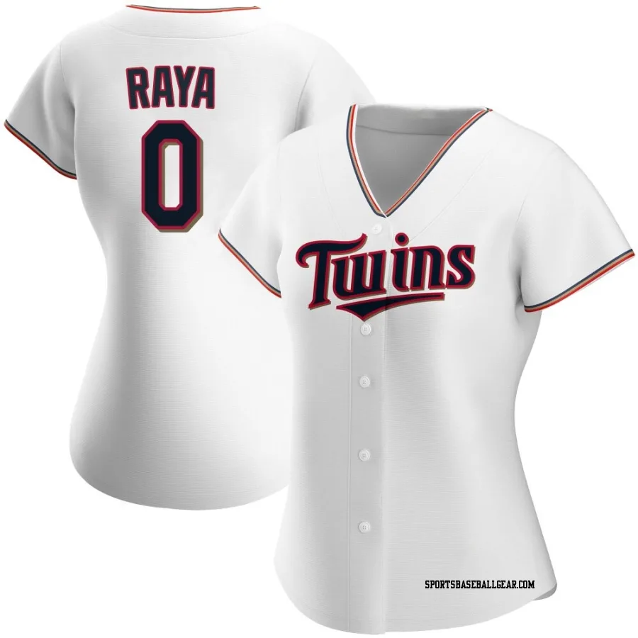 Marco Raya Women's Minnesota Twins White Authentic Home Jersey