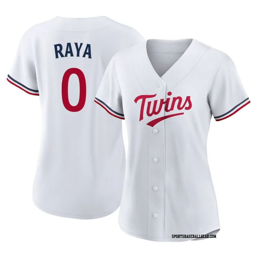 Marco Raya Women's Minnesota Twins White Authentic Home Jersey