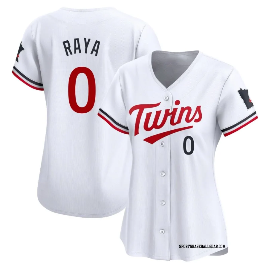 Marco Raya Women's Minnesota Twins White Limited Home Jersey