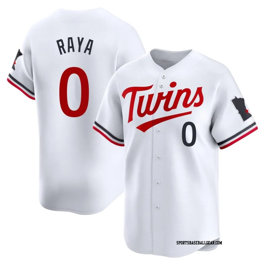 Marco Raya Youth Minnesota Twins White Limited Home Jersey