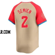 Marcus Semien Men's Texas Rangers Cream Limited American League 2024 All-Star Game Jersey