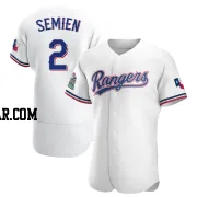 Marcus Semien Men's Texas Rangers White Authentic Home Jersey