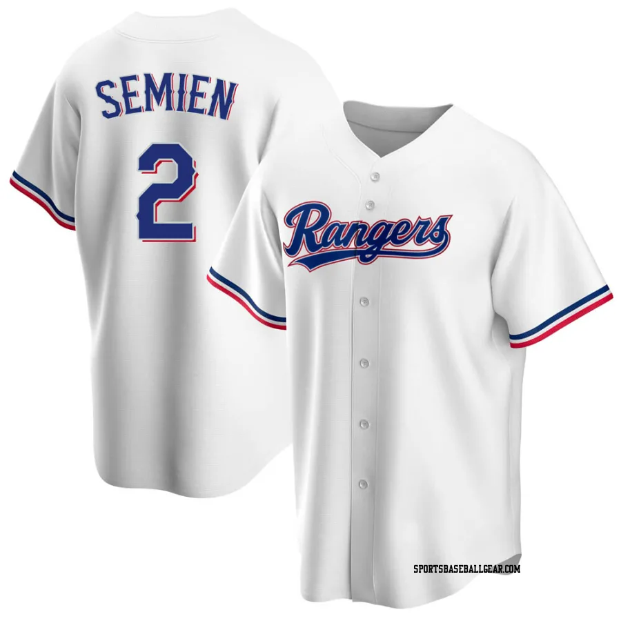 Marcus Semien Men's Texas Rangers White Replica Home Jersey